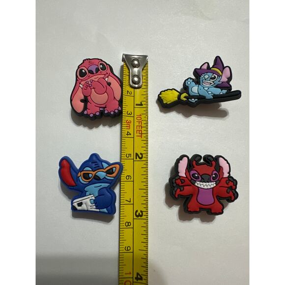 Lilo & Stitch Croc/Shoe Charms brand new set of 4 - Picture 3 of 7